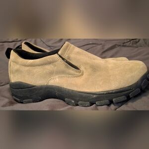 Lands' End Tan Slip-On Loafers